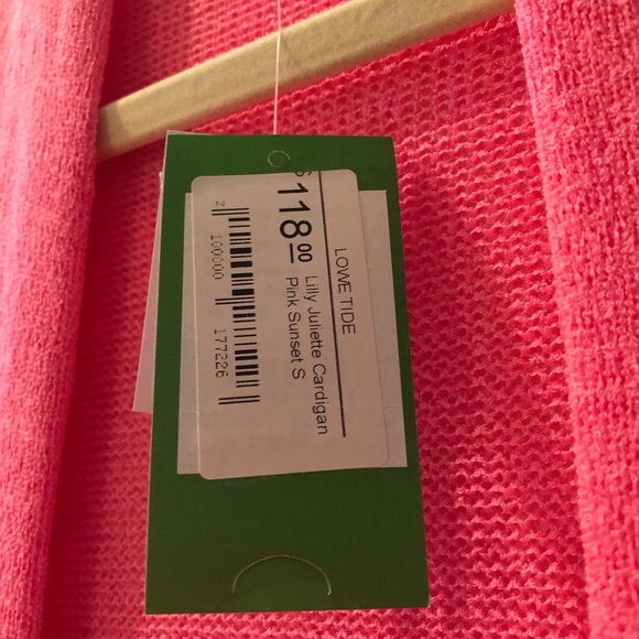 Lilly Pulitzer Juliette Cardigan NWT Size S Pink - Picture 2 of 6